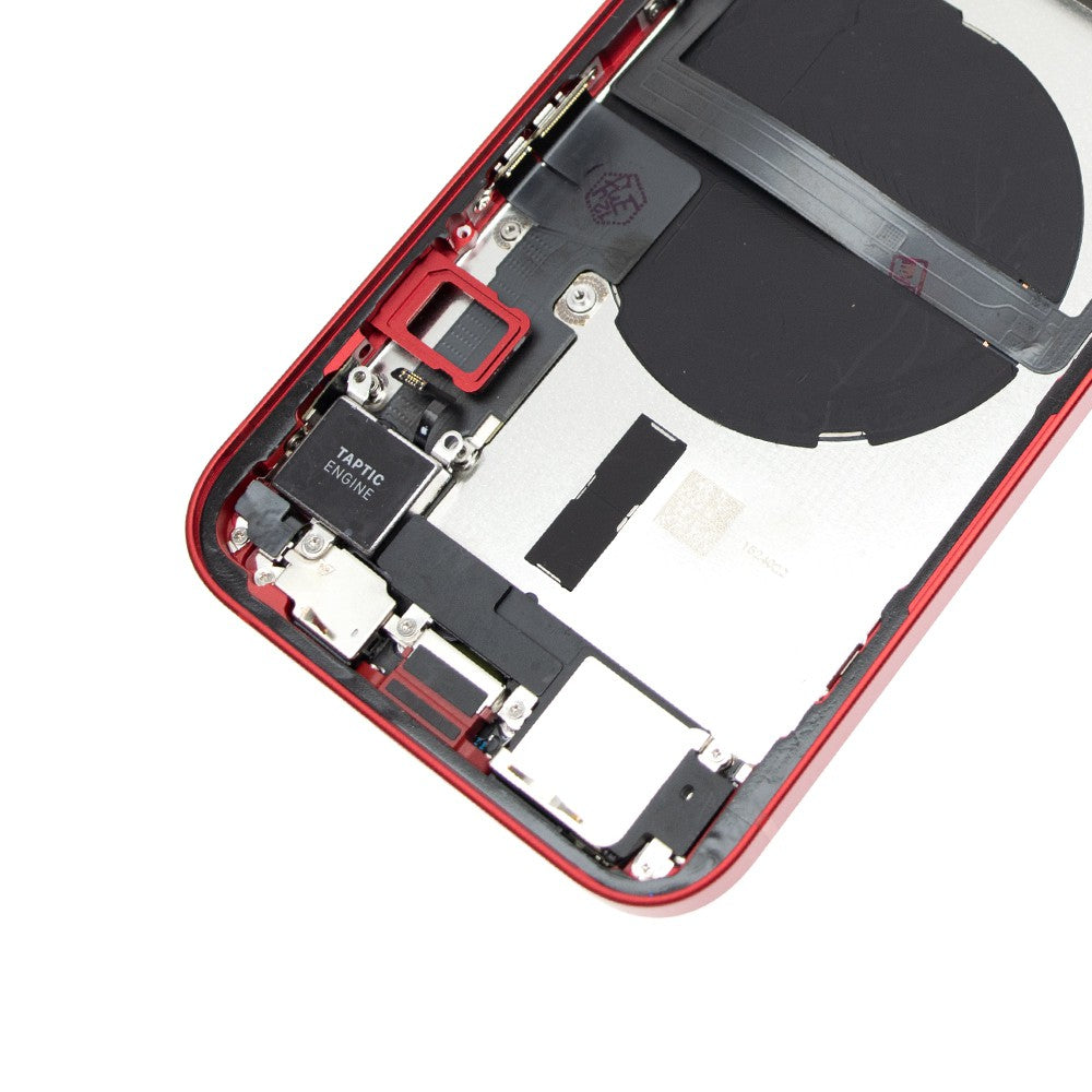 Rear Housing with Full Set Parts for iPhone 13-Red (Purple) Rear Housing with Full Set Parts for iPhone 13-Red (Purple)